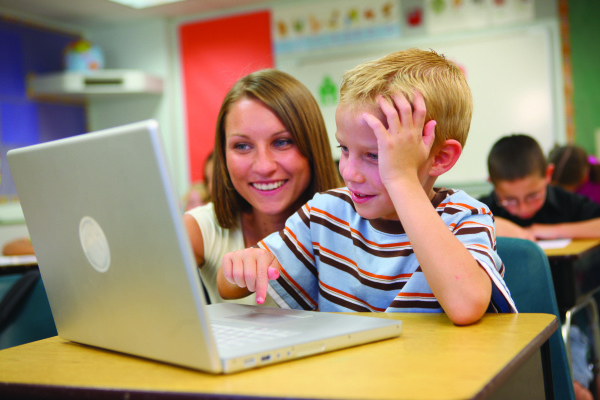 BOY AND TEACHER shutterstock_14675617
