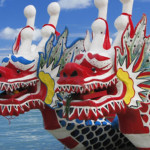 two dragon heads