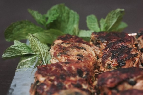 Salmon burger