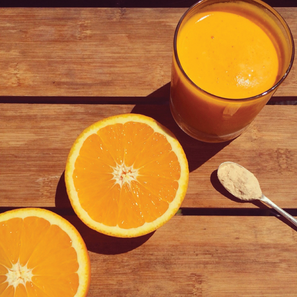 oranges on a table