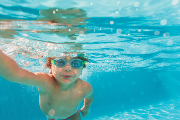 kids swimming lesson