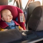 baby in rear facing car seat