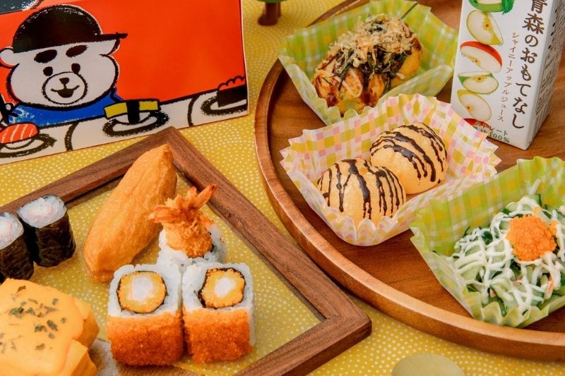 Kids sushi box at Genki Sushi
