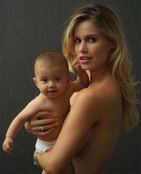 Danielle Page with child