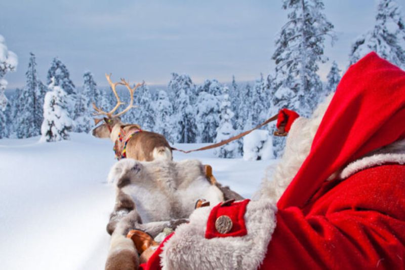 virtual trip to Lapland to meet Santa