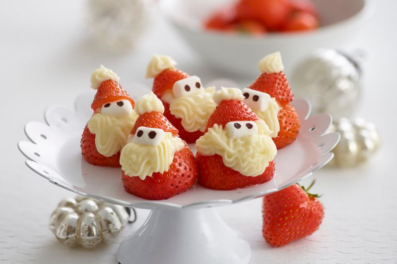 Strawberry Santas by Annabel Karmel