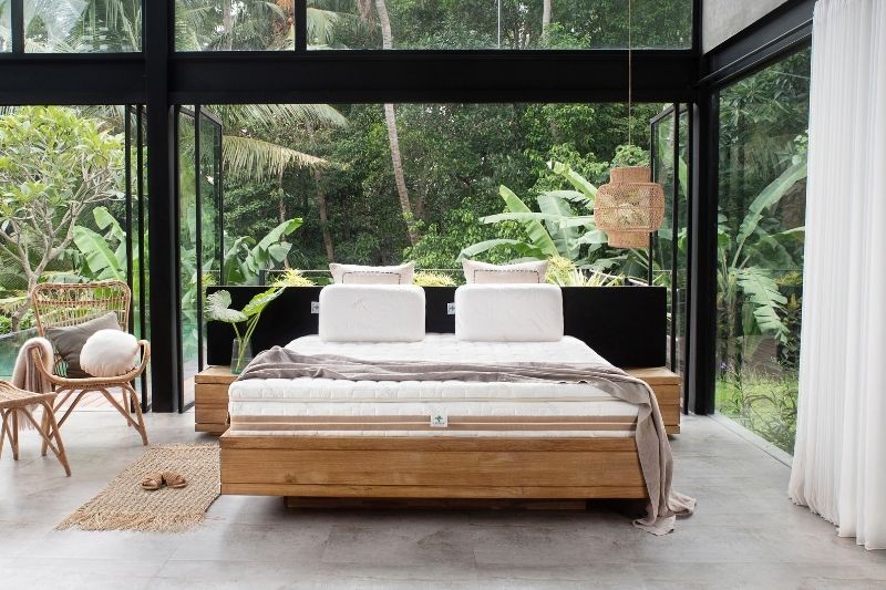 Okooko European Bedding on double bed