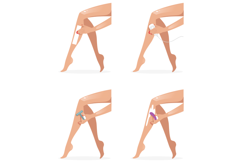 different hair removal methods