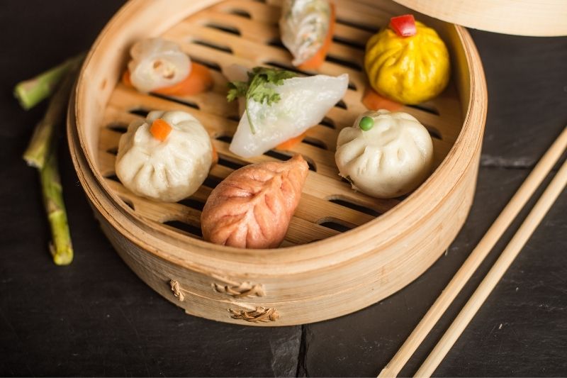 Selection of Dim Sum in Hong Kong
