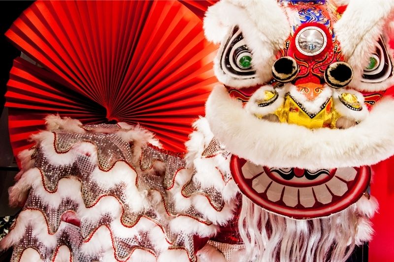 Lion dance CNY