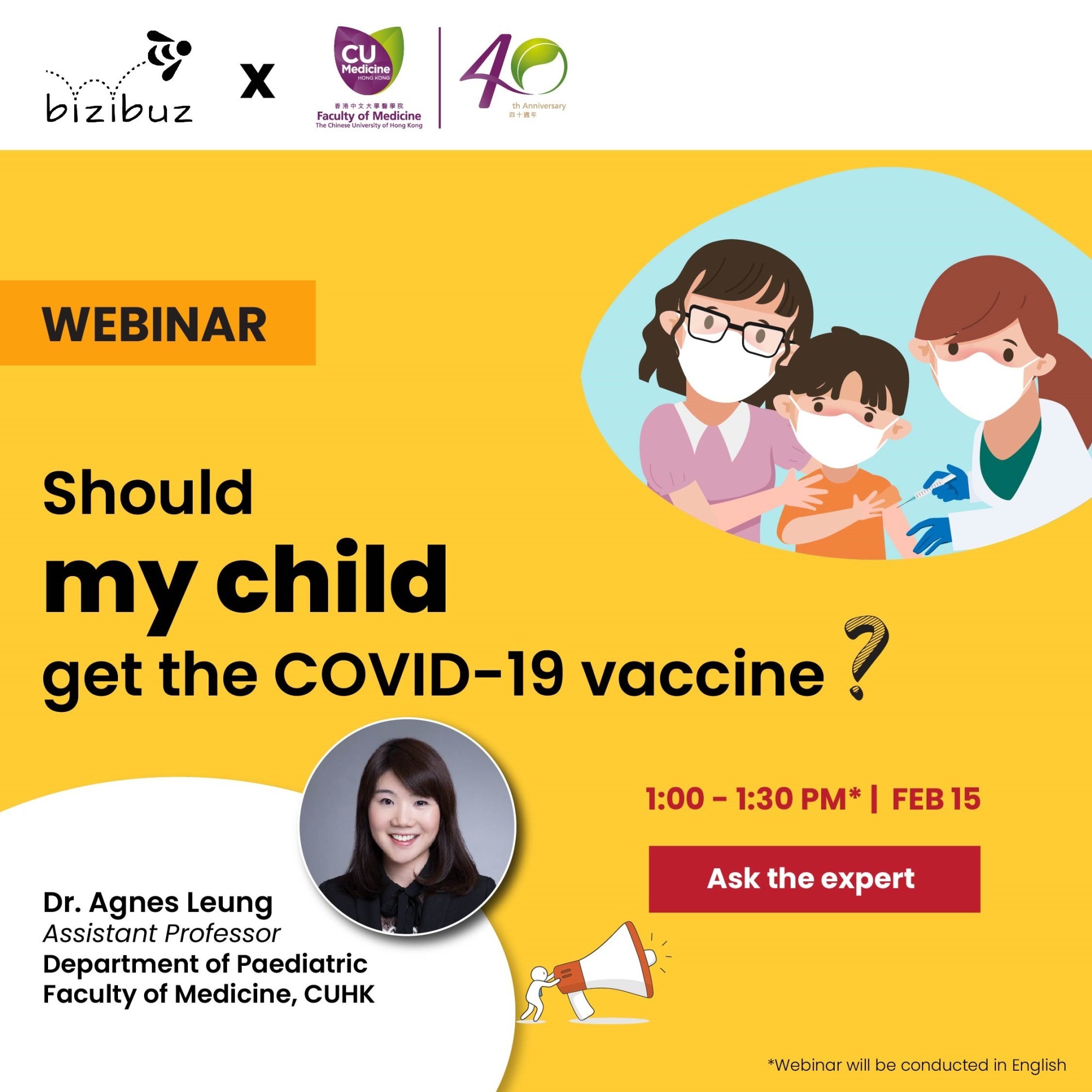 Free webinar on Covid Vaccine for Kids