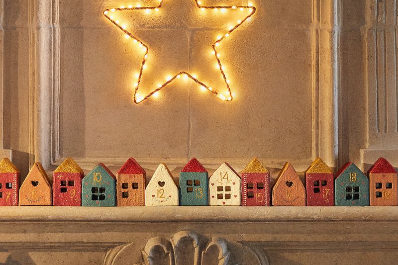 Zara paper mache advent calendar