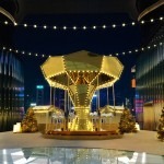 7a_Golden Merry-Go-Round popping up on 6F Sculpture Park