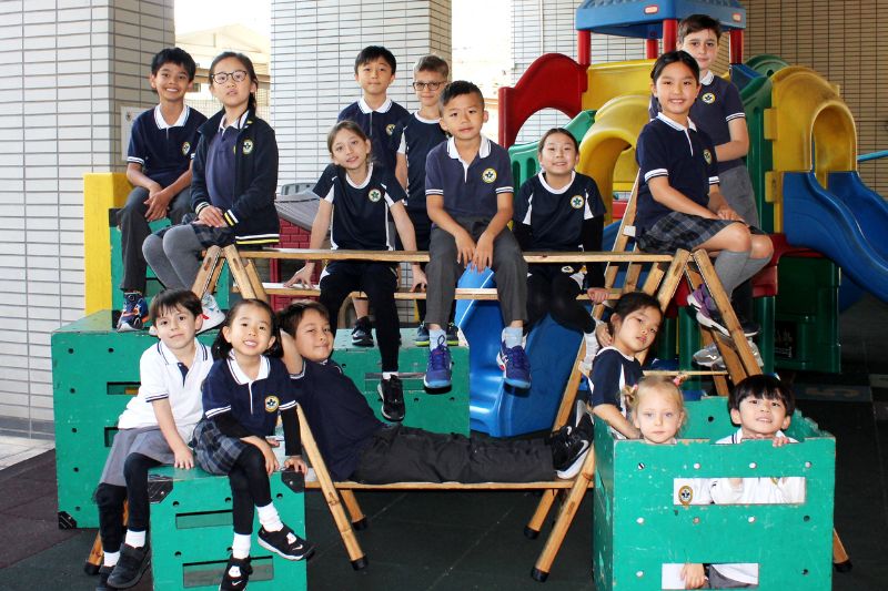 happy children at Japanese International School